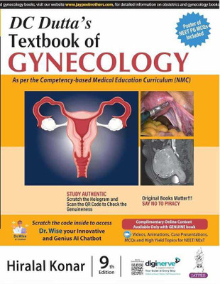 DC Dutta's Textbook Of Gynecology(Paperback, Hiralal Konar)