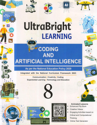 UltraBright Learning CODING AND ARTIFICIAL INTELLIGENCE 8(Paperback, Dr. Arun Bhatia)