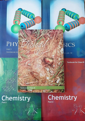 Ncert PCB Class 11, Set Of 5 Books, Physics Part 1 & 2, Chemistry Part 1 & 2 And Biology, English Medium(Paperback, National Council of Educational Research and Training)