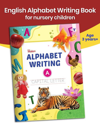 Blossom English Alphabet Writing Book (A) For Kids | Capital Letter Practice And Activities For Nursery Children | 70 Practice Boxes For Each Letter(Paperback, Content Team at Target Publications)