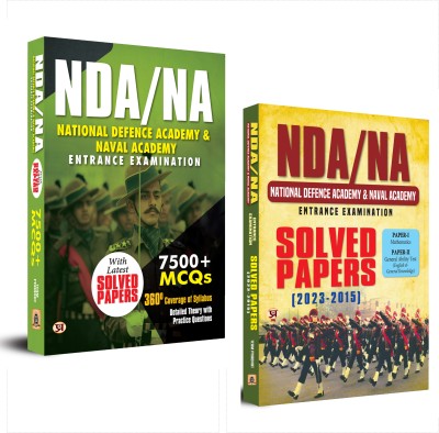 NDA/NA NDA Book 2023 Pathfinder National Defence Academy & Naval Academy Entrance Examination And Guide + Solved Papers Set Of 2 Books(Paperback, Team Prabhat)