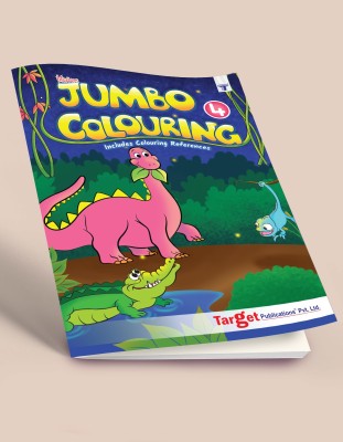 Blossom Jumbo Colouring Book For Kids | Level 4 |A3 Size| 8 To 10 Years Old(Paperback, Target Publications)