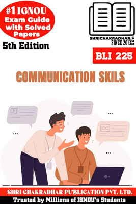 IGNOU BLI 225 Help Book Communication Skills (IGNOU Study Notes/Guidebook Chapter-Wise) With Latest Solved Previous Year Question Papers IGNOU BLIS Bli225(Paperback, BHAVYA KUMAR SAHNI) IGNOU BLI 225 Help Book Communication Skills (IGNOU Study Notes/Guidebook Chapter-Wise) With Latest Solved Previous Year Question Papers IGNOU BLIS Bli225(Paperback, BHAVYA KUMAR SAHNI)