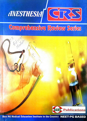 CRS ANESTHESIA (Old Used Book)(Paperback, Editorial)