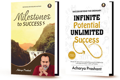 Milestones To Success + Infinite Potential, Unlimited Success - Set Of 2 Books By Acharya Prashant(Paperback, Acharya Prashant)