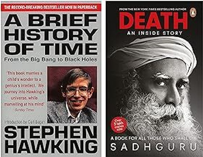 A Brief History Of Times & Death (2 Books)(Paperback, Stephen Hawking, Sadhguru)