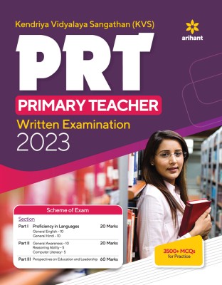 Kendriya Vidyalaya Sangathan(KVS) PRT Primary Teacher Written Examination 2023(English, Paperback, unknown)