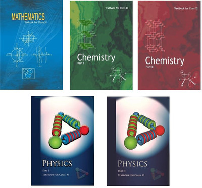 NCERT Textbook For Class-XI | Chemistry Part-I, Chemistry Part-II, Physics Part-I, Physics Part-II, Mathematics | (5 Books Set) | Latest Edition(Paper, Ncert)