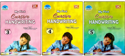SK My First Cursive Handwriting English Cursive Writing Skill Book 3/4/5 By Pratap Kumar Mati Sir(Paperback, PRATAP KUMAR MATI)