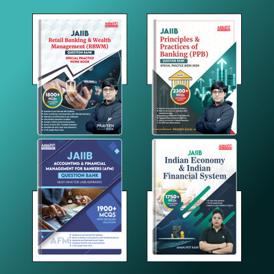 JAIIB IE & IFS + AFM + PPB + RBWM MCQs Combo Books Kit 7800+ Questions (English Printed Edition) By Adda247(Paperback, Adda247 Publications)
