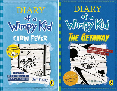 Cabin Fever + The Getaway - Combo Of 2 Books Set(Hardcover, Jeff Kinney)