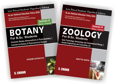 ZOOLOGY & BOTANY (Combo Of 2 Books) For B.Sc. Students Semester IV - NEP 2020 Uttar Pradesh (LPSPE)(Paperback, ADITYA ARYA, RASHMI UPADHYAY)