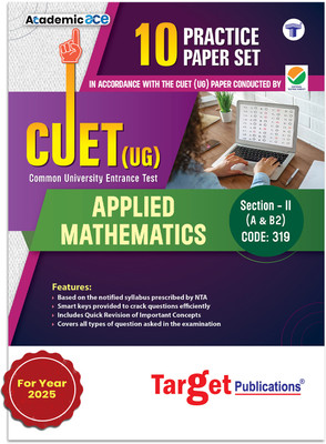 CUET Books | NTA CUET (UG) Common University Entrance Test | Applied Mathematics Sections II (A & B2) | Practice Question Paper Set With Solutions(Paperback, Target Publications)