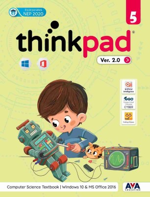 ThinkPad Ver. 2.0 Class 5- Computer Science Textbook Windows 10 & MS Office 2016(Paperback, Team AVA)