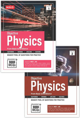 MTG Objective Physics Volume-1 & 2 For NEET, JEE & Other Engineering Entrances Exam (Set Of 2 Books) | 9000+ Exercise MCQs & PYQs For Practice | Based On Latest Edition 2025-26(Paperback, MTG Editorial Board)