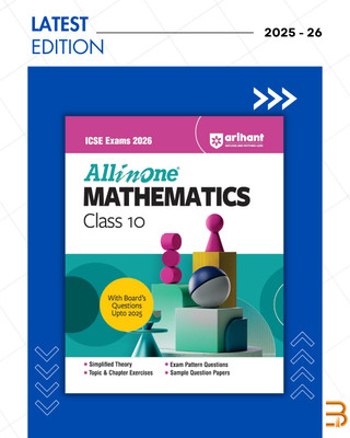 All In One ICSE Mathematics Class 10th 2025-26(Paperback, Shikha Goel (Author), Saleha Pervez (Author))