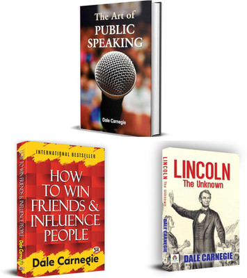 Lincoln : The Unknown + The Art Of Public Speaking + How To Win Friends And Influence People | Set Of 3 Books In English(Paperback, Dale Carnegie)