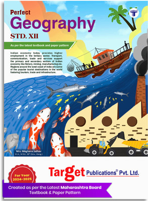 Std 12 Geography Book | SYJC Science And Arts Guide | Perfect Notes | HSC Maharashtra State Board | Based On Std 12th New Syllabus(Paperback, Content Team at Target Publications)