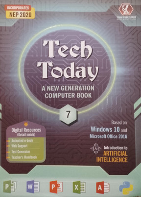 Tech Today A New Generation Computer Book Class 7 (Nep 2020)(Paperback, RUCHI KUSUMWAL)