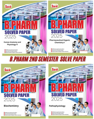 BestSellio Books | B.PHARM 2nd SEMESTER Practice And Previous Year Solve Paper ( SET OF 4 BOOKS) |(Paperback, Expert Pharmacy Faculty)