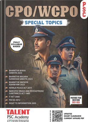 Kerala PSC CPO Special Topics 2026 (Latest Edition) By Talent Academy(Paperback, Malayalam, Talent Academy)