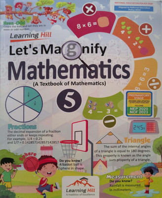Let's Magnify Mathematics A Textbook Of Mathematics Class 5(Pepper back, Asha ashok)