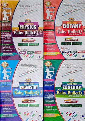 My Baby Bullet Inter 2nd Year BiPC Set Of 4 Books (E/M) (Physics, Botany, Chemistry, Zoology) 2023-24(Paperback, MY BABY BULLET)