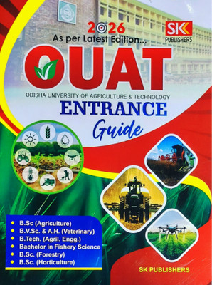 OUAT Entrance Guide
B.Sc(Agriculture)
B.V.Sc. & A.H. (Veterinary)
B.Tech. (Agril. Engg.)
Bachelor In Fishry Science
B.Sc. (Forestry)
B.Sc.(Horticulture)(Paperback, sk group of writers) OUAT Entrance Guide
B.Sc(Agriculture)
B.V.Sc. & A.H. (Veterinary)
B.Tech. (Agril. Engg.)
Bachelor In Fishry Science
B.Sc. (Forestry)
B.Sc.(Horticulture)(Paperback, sk group of writers)
