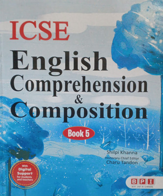 ICSE English Comprehension And Composition Book 5(Pepper back, Shilpi khanna)