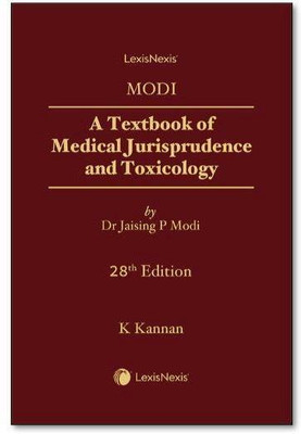 Modi ‘ A Textbook Of Medical Jurisprudence And Toxicology(Hardcover, Dr. Jaising P Modi, K Kannan)