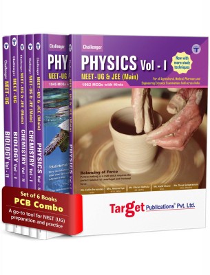 NEET UG Challenger PCB Books Combo For Medical Entrance Exam | Chapterwise MCQs With Solutions | Question Papers With Answer Key | Model Papers For Practice | Physics, Chemistry And Biology | 6 Books(Paperback, Content Team at Target Publications)