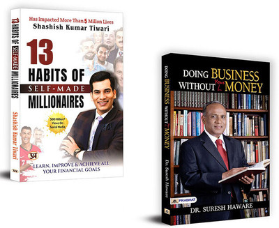 Doing Business Without Your Money + 13 Habits Of Self-Made Millionaires | Business Ideas For Future (Set Of 2 Books In English )(Paperback, Shashish Kumar Tiwari, Dr Suresh Haware)