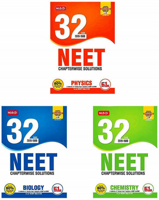 Mtg NEET 32 Years (2019-1988) 3 Books (PHY+CHEM+BIO) Chapterwise Solutions(Hard paper, MTG Learning Media p ltd) Mtg NEET 32 Years (2019-1988) 3 Books (PHY+CHEM+BIO) Chapterwise Solutions(Hard paper, MTG Learning Media p ltd)