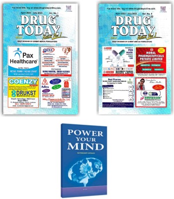 DRUG TODAY Volume 1 And 2 Latest Edition Along With Power Your Mind Book - Pack Of 2 Book [ ENGLISH MEDIUM ](Paperback, DRUG TODAY)