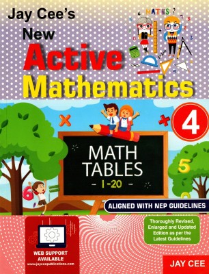 Jay Cee's New Active Mathematics - 4(Paperback, SUJATA SHRIVASTAVA)