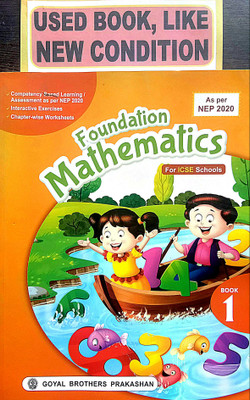 Foundation Mathematics For ICSE Class-1 (Old Book)(Paperback, R. S. Dhauni, S. S. Sharma)
