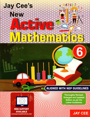 Jay Cee's New Active Mathematics - 6(Paperback, SUJATA SHRIVASTAVA)