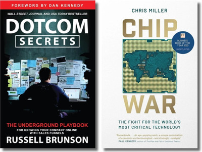 Generic Set Combo. Chip War. Dotcom Secret. Combo Set Of 2 Books(Paperback, Self help)