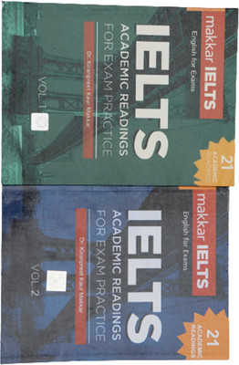 Makkar IELTS Academic Readings Vol. 1 And 2 Set For Exam Practice(Paperback, Dr. Kiranpreet Kaur Makkar)