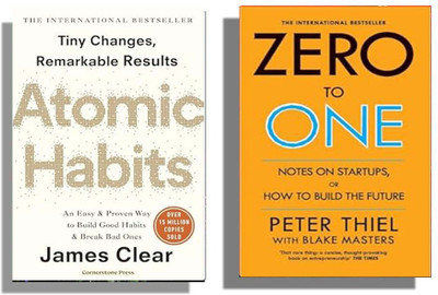 Combo: ( Atomic Habit + Zero To One ) English(Paperback, james, Peter Thiel)