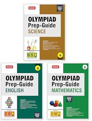 MTG Olympiad Prep-Guide Class-6 Mathematics, Science & English (Set Of 3 Books) - Detailed Theory, IMO-NSO-IEO Previous Years Questions With Self Test For SOF 2025-26 Exam Paperback – 14 April 2025(Paperback, Mtg Editorial Board) MTG Olympiad Prep-Guide Class-6 Mathematics, Science & English (Set Of 3 Books) - Detailed Theory, IMO-NSO-IEO Previous Years Questions With Self Test For SOF 2025-26 Exam Paperback – 14 April 2025(Paperback, Mtg Editorial Board)
