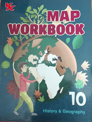 Map Workbook History& Geography 10(Pepper back, Yash pal Singh)