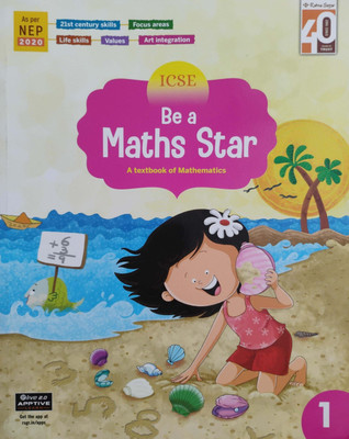 Icse Be A Maths Star A Textbook Of Mathmatics Class 1(Paperback, Sunita Arora)