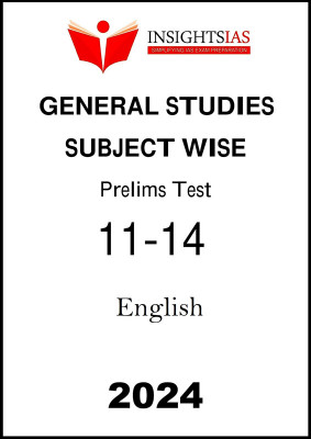 Insight IAS Subject Wise GS 11 To 14 PT Test Series In English For Prelims 2024(Paperback, Insight IAS)