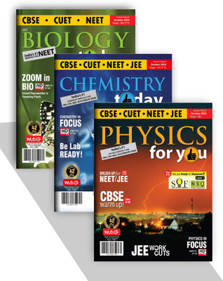 MTG Monthly Magazines Of October 2024 - Physics For You, Chemistry Today, Biology Today For NEET Exam 2024(Paperback, MTG Editorial Board)