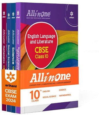 Arihant All In One Class 10th Science,Mathematics, Social Science, English For CBSE Exam 2024 (Set Of 4 Books) Paperback – 3 June 2023(Arihant Publication, by Jitendre Gupta Srishti Agarwal)