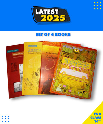 Class 10th Ncert Social Science Set Of 4 Books Paperback, Ncert|New Latest Edition For 2025-2026(Paperback, ncert)