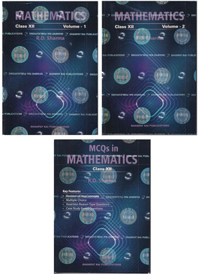 R.D. Sharma Mathematics Books For Class 12, Volumes 1, 2 & MCQs, Dhanpat Rai Publications(Paperback, R.D. Sharma)