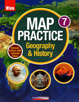 Viva, Map Practice Geography & History Class - 7(Paperback, VIVA TEAM)
