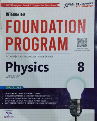 Integrated Foundation Program Physics Workbook Class 8(Pepper back, Speedlabs publication)